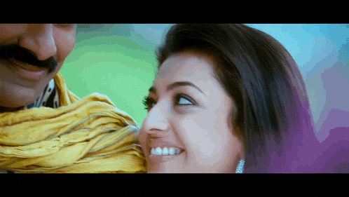 Kajal Kiss Kajal Agarwal GIF