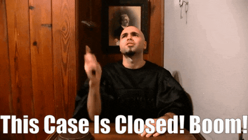 Sml Judge Pooby GIF - Sml Judge Pooby This Case Is Closed Boom GIFs