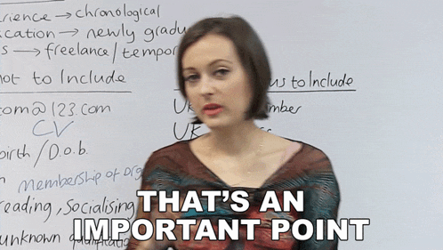 That'S An Important Point Jade Joddle GIF - That'S An Important Point Jade Joddle Engvid GIFs