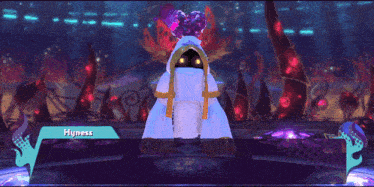 a video game screen says we must kindly ask that they live