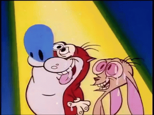 Ren And Stimpy Nod Yes GIF - Ren And Stimpy Nod Yes Quick GIFs