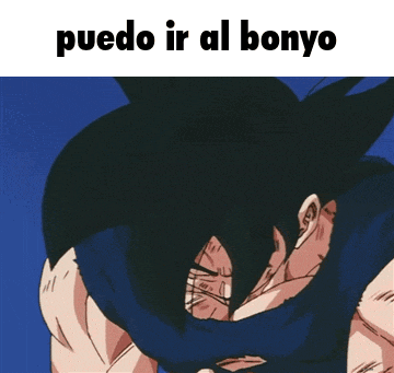 a picture of a man with the words puedo ir al bonyo on the bottom