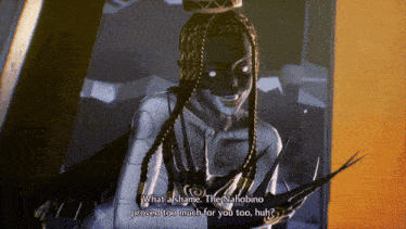 a video game character says what a shame the nahobino proved too much for you too huh