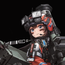 a girl wearing a helmet and goggles is holding a rifle with the word tetr on it