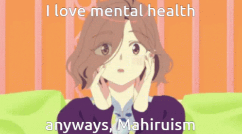 Mental Health Awareness Mahiru GIF - Mental Health Awareness Mahiru Mahiru Shiina GIFs