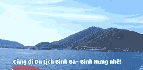 a picture of a body of water with a mountain in the background