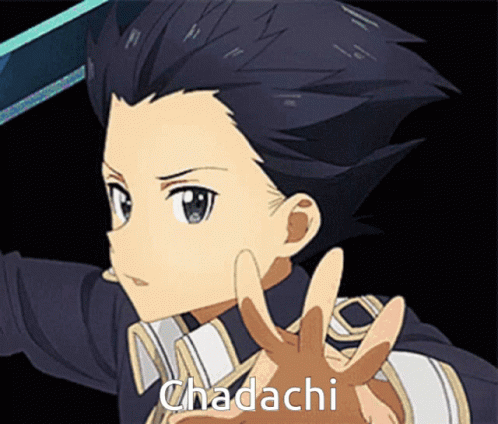 Chadachi Kirito GIF - Chadachi Kirito Sword Art Online GIFs