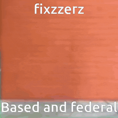 a man in a black coat is walking in front of a brick wall with the words fixzerz based and federal below him