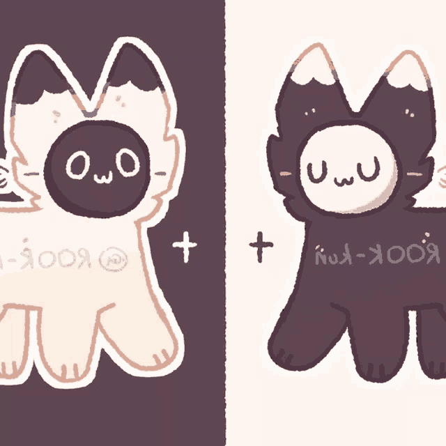 a drawing of a cat with the letters o and u on it