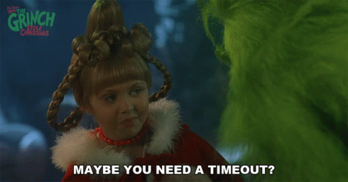 Maybe You Need A Timeout Cindy Lou Who GIF - Maybe You Need A Timeout Cindy Lou Who How The Grinch Stole Christmas GIFs