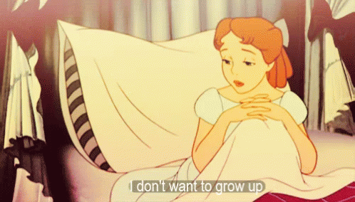 I Don'T Want To Grow Up GIF - Wendy Dont Want To Grow Up Peterpan GIFs