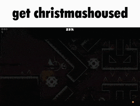 Geometry Dash Slaughterhouse GIF - Geometry Dash Slaughterhouse Christmashouse GIFs