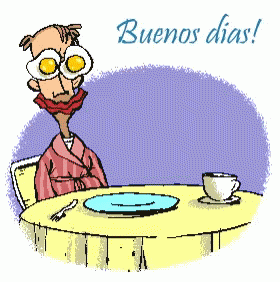 Buenos Dias Breakfast GIF - Buenos Dias Breakfast Bacon And Eggs GIFs