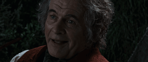 Bilbo Baggins Ian Holm GIF - Bilbo Baggins Ian Holm Lord Of The Rings GIFs