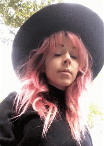 Lindsey Stirling Looking At You GIF - Lindsey Stirling Looking At You Hat GIFs
