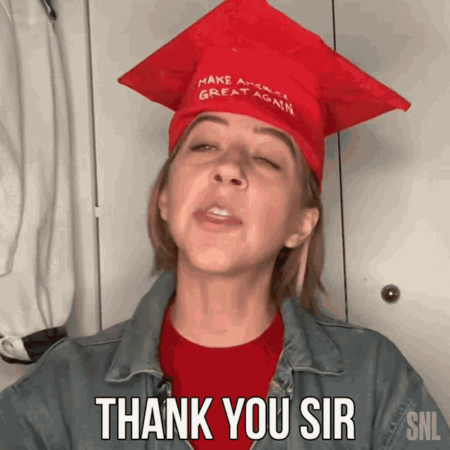 Thank You Sir Heidi Gardner GIF - Thank You Sir Heidi Gardner Saturday Night Live GIFs
