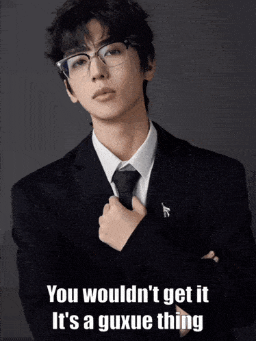 a man in a suit and tie with a caption that says you wouldn 't get it