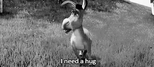 I Need A Hug Donkey GIF - I Need A Hug Donkey Shrek GIFs