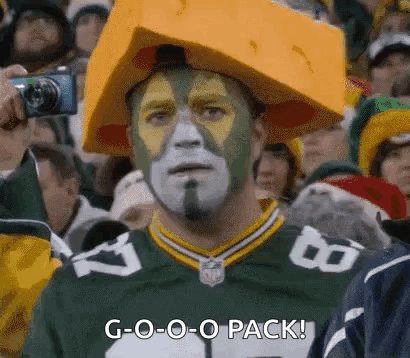 Cheese Head Go Packers GIF - Cheese Head Go Packers GIFs