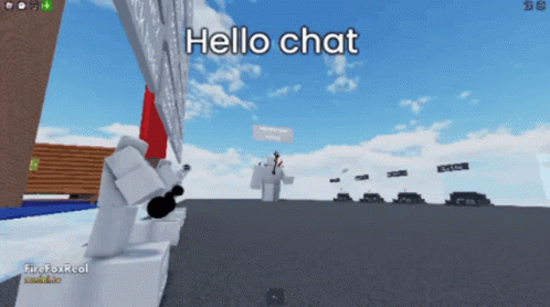 Hello Chat Hello Chat Roblox GIF - Hello Chat Hello Chat Roblox Hello Chat Obby Creator GIFs