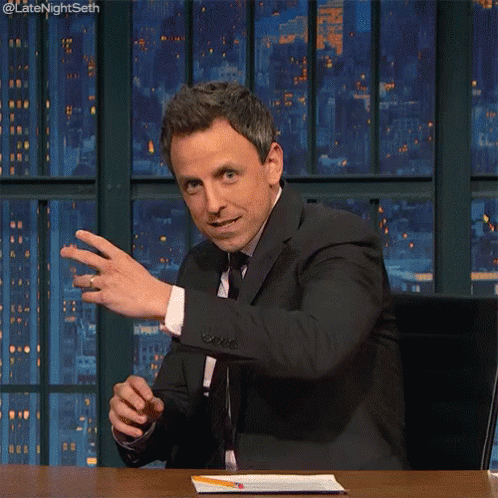 Come With Me GIF - Come With Me Done It Again Seth Meyers GIFs
