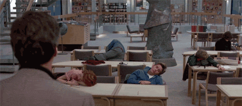 Go To Class. Seriously. Go. GIF - Tired Work Office GIFs
