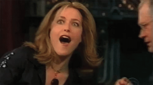 Gillian Anderson Shocked GIF - Gillian Anderson Shocked Surprised GIFs