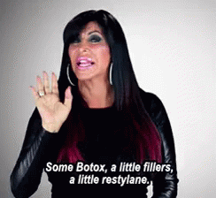 Some Botox, A Little Fillers, A Little Restylane GIF