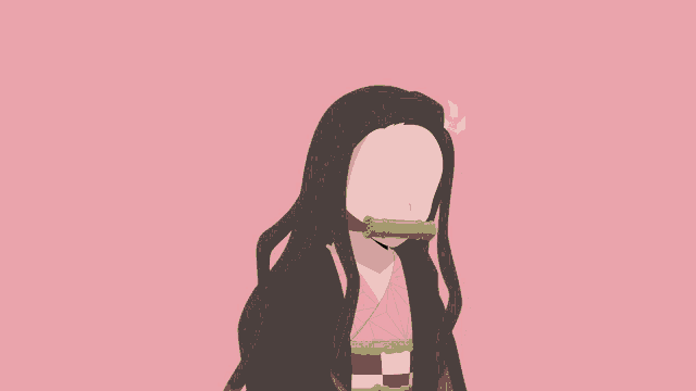 a girl with long hair is wearing a kimono and a flower in her hair