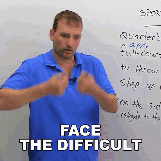 Face The Difficult Situation Adam GIF - Face The Difficult Situation Adam Engvid GIFs