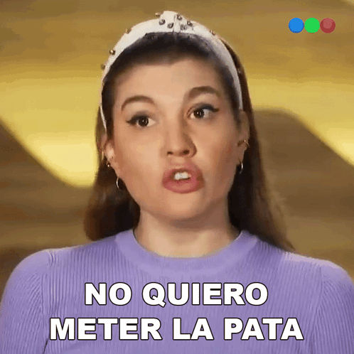 No Quiero Meter La Pata Estefania GIF - No Quiero Meter La Pata Estefania Masterchef Argentina GIFs