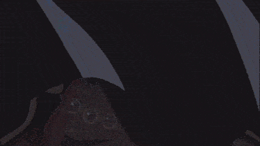 a cartoon of a man with blood coming out of his chest holding a stick