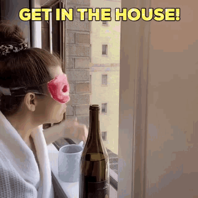 Get In The House Quarantine GIF - Get In The House Quarantine Stay Home GIFs