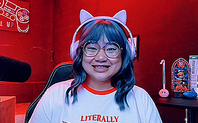 a woman wearing a white shirt that says literally