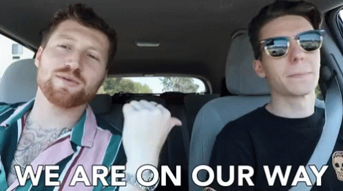 We Are On Our Way Headed GIF - We Are On Our Way On Our Way Headed GIFs
