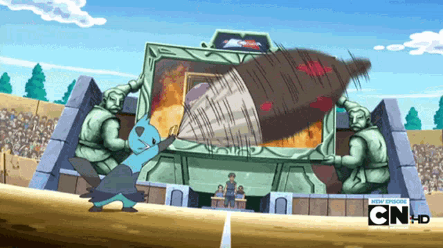a cartoon with cn-hd written in the corner