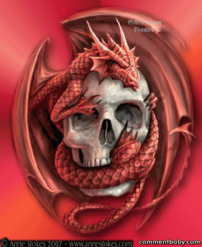 Dragon Skull GIF - Dragon Skull Red GIFs