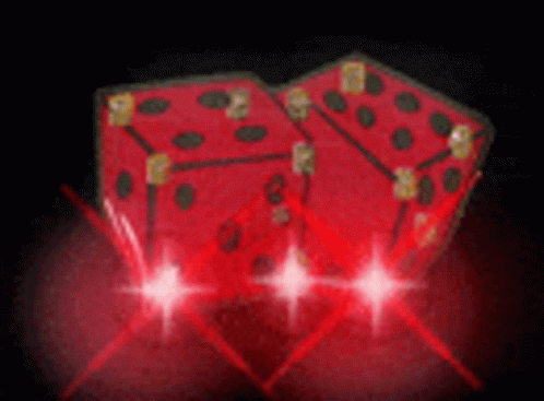 Dice Red Dice GIF - Dice Red Dice Red Sparkles GIFs