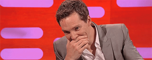 Giggle Benedict Cumberbatch GIF - Giggle Benedict Cumberbatch Laugh GIFs