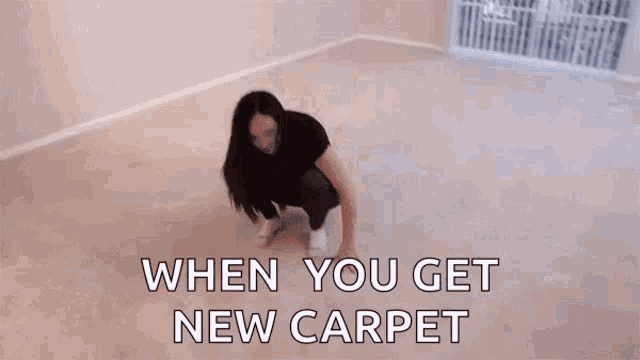 When You Get New Carpet Lay Down GIF - When You Get New Carpet New Carpet Lay Down GIFs
