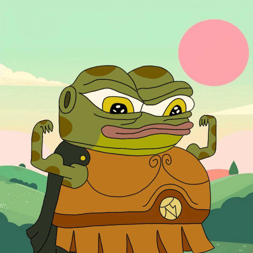 Hoppy The Frog GIF - Hoppy The Frog Hoppy Gladiator GIFs