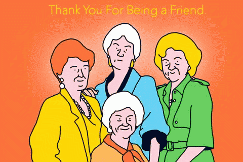 Thank You For Being A Friend Golden Girls GIF - Thank You For Being A Friend Golden Girls Middle Finger GIFs