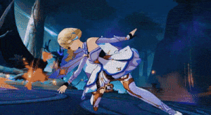 a man and a woman are fighting in a game