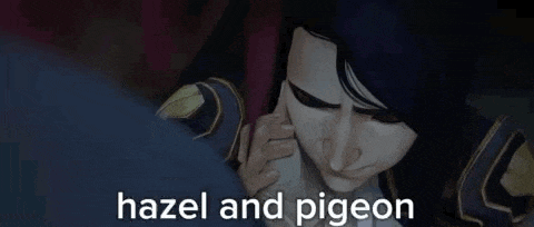 a cartoon character is crying while talking on a phone .