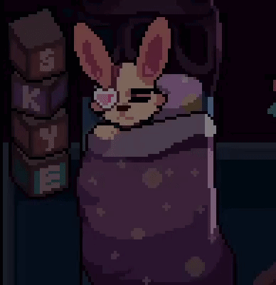 The Bunny Graveyard Waking Up GIF - The Bunny Graveyard Waking Up GIFs