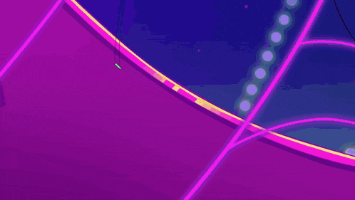 a colorful cartoon character with a long tail is flying in front of a crowd