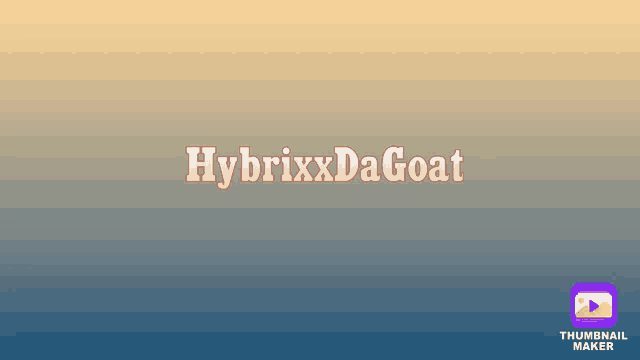 a screenshot of a video with the words hybrixxda goat on it
