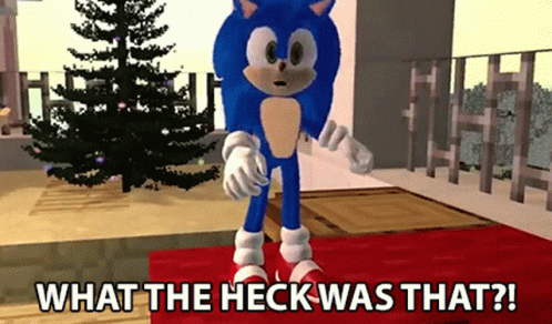 What The Heck Was That Sonic GIF - What The Heck Was That Sonic What The Heck GIFs