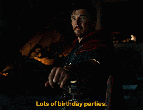 Spider Man Doctor Strange GIF - Spider Man Doctor Strange Lots Of Birthday Parties GIFs