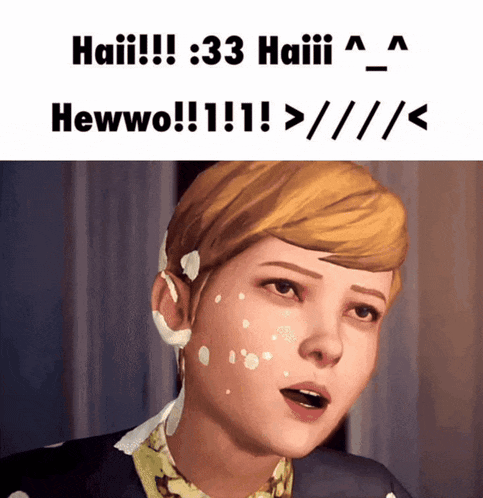 haiii 33 haiii hewwo !!! > / / / / <